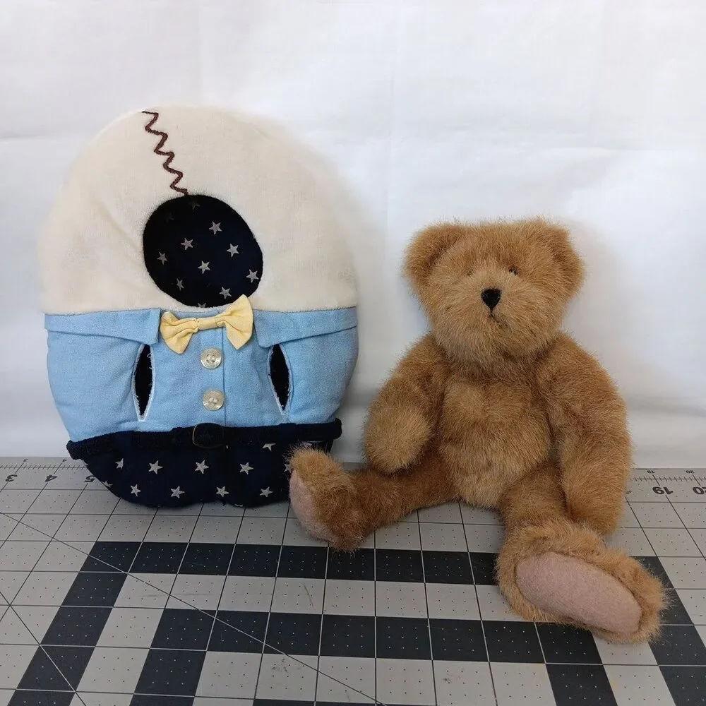 Boyds Bears Humpty Dumpty Brown Stuffed Teddy Plush